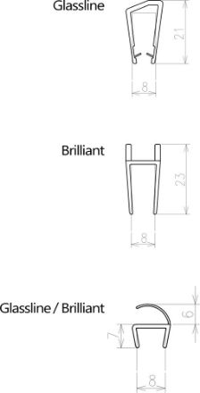 Mutassa a/az Ravak Szilikon tömítés szett függőleges fal /üveg 8 Brillant részleteit Kép Ravak Szilikon tömítés szett függőleges fal /üveg 8 Brillant