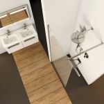 Kép Ravak Walk-in Wall-120 v.200 krómhatású+Transparent