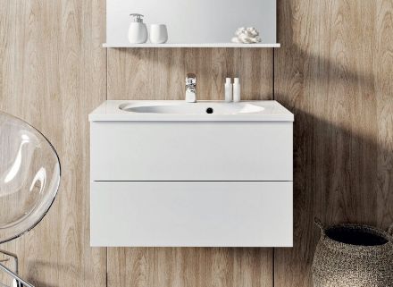 Mutassa a/az Ravak Fürdőszobai szekrény mosdó alá, SD 600 Rosa II cappuccino/fehér részleteit Kép Ravak Fürdőszobai szekrény mosdó alá, SD 600 Rosa II cappuccino/fehér