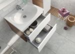 Kép Ravak Fürdőszobai szekrény mosdó alá, SD 600 Rosa II cappuccino/fehér