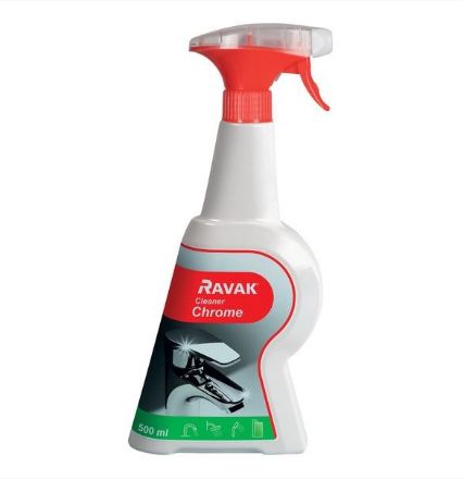 Mutassa a/az Ravak Cleaner - chrome (500ml) (84-X01106) részleteit Kép Ravak Cleaner - chrome (500ml) (84-X01106)