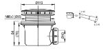 Kép Ravak Szifon, STANDARD 90, króm X01314