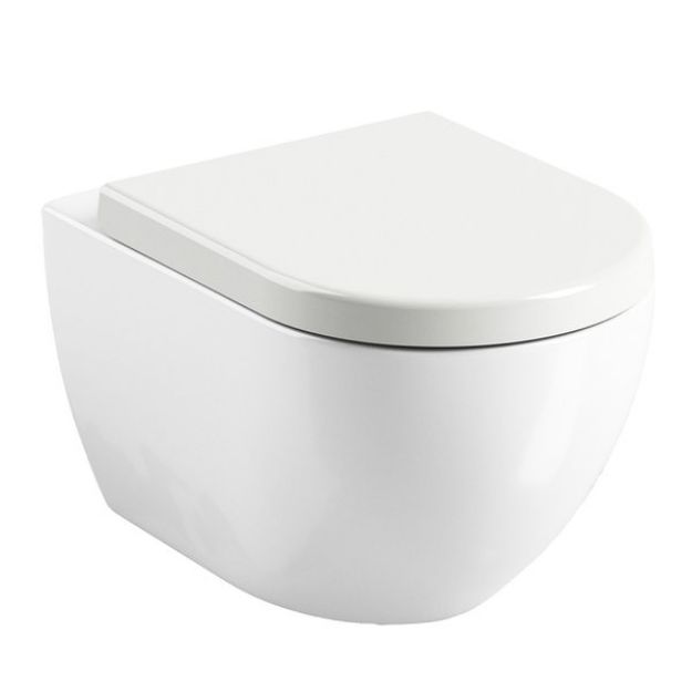 Kép Ravak Uni Chrome fali WC fehér (X01516)