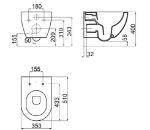 Kép Ravak Uni Chrome RimOff fali Wc (X01535)