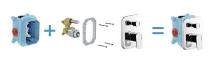 Mutassa a/az Ravak 10° falba süllyesztett csaptelep váltóval, R-boxhoz, TD 065.00 (84-X070070) részleteit Kép Ravak 10° falba süllyesztett csaptelep váltóval, R-boxhoz, TD 065.00 (84-X070070)