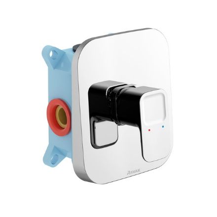 Mutassa a/az Ravak 10° falba süllyesztett csaptelep váltó nélkül R-boxhoz ,TD 066.00 részleteit Kép Ravak 10° falba süllyesztett csaptelep váltó nélkül R-boxhoz ,TD 066.00