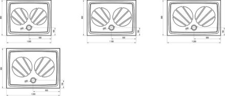 Mutassa a/az Ravak zuhanytálca, Gigant Pro 80x120, fehér részleteit Kép Ravak zuhanytálca, Gigant Pro 80x120, fehér