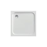 Kép Ravak Pro Chrome Perseus 90 90x90 cm íves zuhanytálca (XA047701010)
