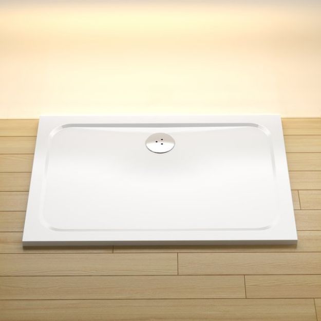 Kép Ravak Zuhanytálca, GIGANT PRO 120x80, CHROME fehér XA04G401010
