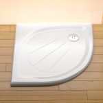 Kép Ravak Galaxy Pro Elipso Pro asszimetrikus zuhanytálca 90x90 cm (XA237701010) 