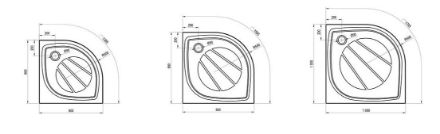 Mutassa a/az Ravak zuhanytálca, ELIPSO PRO-100, fehér XA23AA01010 részleteit Kép Ravak zuhanytálca, ELIPSO PRO-100, fehér XA23AA01010