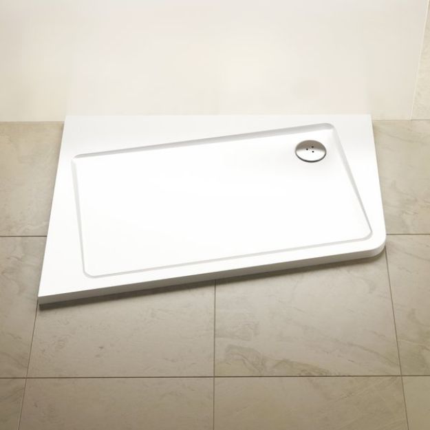 Kép Ravak Zuhanytálca,Asymetric PRO 10° 120x90 B -fehér/Balos
