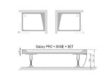 Kép Ravak előlap GIGANT PRO 120x90 SET L fehér XA83GL71010