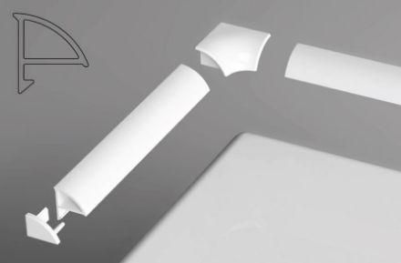 Mutassa a/az Ravak Szegőléc 6/1100 fehér  részleteit Kép Ravak Szegőléc 6/1100 fehér