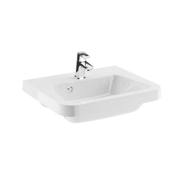 Kép Ravak 10° mosdó 550 fehér nyílással XJI01155000