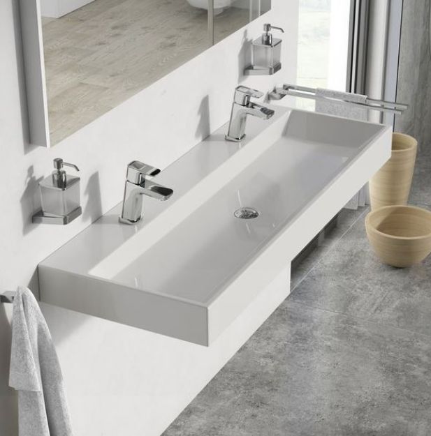 Kép Ravak Natural Duo mosdó fehér 1200 XJO01212000