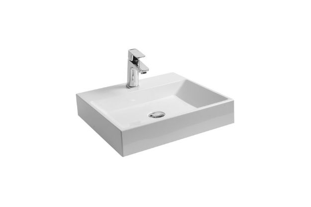 Kép Ravak Natural mosdó fehér 500x450 túlfolyó nélkül