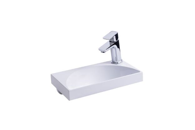 Kép Ravak Rainbow Mini 400 kézmosó (fehér) nyílással XJX01140000