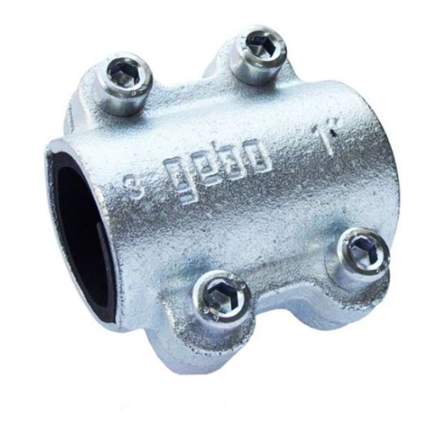 Kép Geboclamps 3/4˝ (26,9) DS - tömítőbilincs acélcsőre hosszú