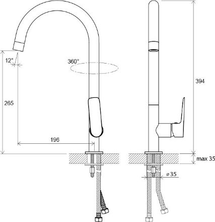 Mutassa a/az Ravak Classic álló mosdócsaptelep leeresztő nélkül CL 016.00 X070085 részleteit Kép Ravak Classic álló mosdócsaptelep leeresztő nélkül CL 016.00 X070085
