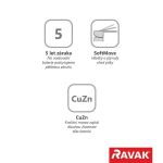 Kép Ravak Classic falsík alatti csaptelep váltó nélkül R-boxhoz CL 066.00 X070089