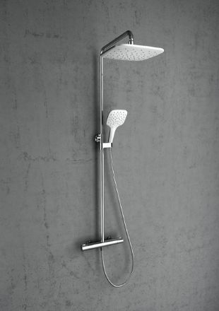 Mutassa a/az Ravak Termo 300 zuhanyoszlop termosztátos csapteleppel TE 093.00/150 részleteit Kép Ravak Termo 300 zuhanyoszlop termosztátos csapteleppel TE 093.00/150