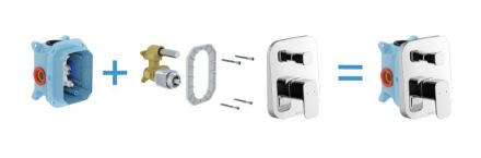 Mutassa a/az Ravak 10°  Free falba süllyesztett csaptelep váltóval, R-boxhoz, TD F 065.00 X070136 részleteit Kép Ravak 10°  Free falba süllyesztett csaptelep váltóval, R-boxhoz, TD F 065.00 X070136