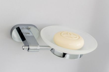 Mutassa a/az Ravak Chrome szappantartó, üveg  CR 200 X07P187 részleteit Kép Ravak Chrome szappantartó, üveg  CR 200 X07P187