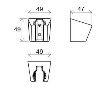 Mutassa a/az Ravak 612.00 műanyag zuhanytartó (84-X07P345) részleteit Kép Ravak 612.00 műanyag zuhanytartó (84-X07P345)