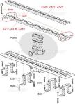 Kép AlcaPlast Zuhanyfolyóka vonal design 650mm