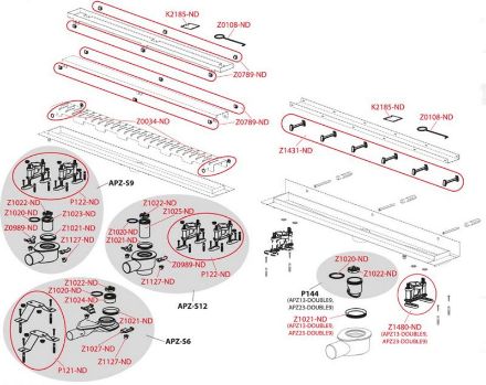 Mutassa a/az AlcaPlast APZ13-DOUBLE9-650 zuhanyfolyóka Fit and Go részleteit Kép AlcaPlast APZ13-DOUBLE9-650 zuhanyfolyóka Fit and Go