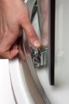 Kép Anima Top Pro zuhanyajtó (tolóajtó), króm kerettel, transparent üveggel 100cm 