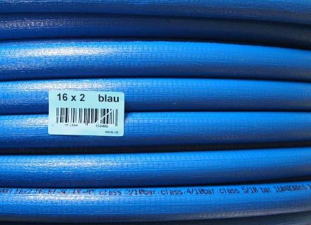 Mutassa a/az m-tech 16x2mm-es szigetelt ötrétegű cső PE-RT/Alu/PE-RT részleteit Kép m-tech 16x2mm-es szigetelt ötrétegű cső PE-RT/Alu/PE-RT