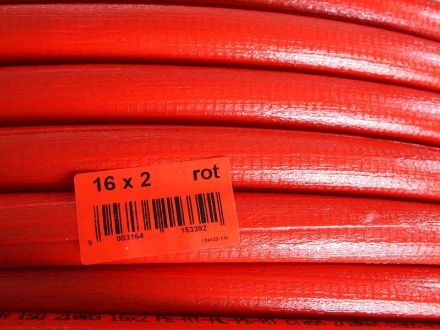 Mutassa a/az m-tech 16x2mm-es szigetelt ötrétegű cső PE-RT/Alu/PE-RT részleteit Kép m-tech 16x2mm-es szigetelt ötrétegű cső PE-RT/Alu/PE-RT