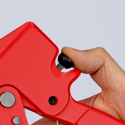 Mutassa a/az Knipex műanyagcső vágó 6,0 - 35,0 O mm (185 mm) részleteit Kép Knipex műanyagcső vágó 6,0 - 35,0 O mm (185 mm)