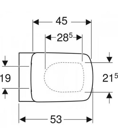 Mutassa a/az Geberit Duofix Basic szerelőelem, Selnova Square Rimfree fali WC, lecsapadódásgátlós ülőkével részleteit Kép Geberit Duofix Basic szerelőelem, Selnova Square Rimfree fali WC, lecsapadódásgátlós ülőkével