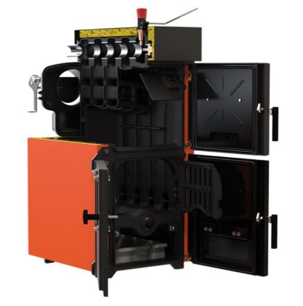 Mutassa a/az Kappa szilárdtüzelésű öntöttvas kazán, 6 tagos, 30 kW részleteit Kép Kappa szilárdtüzelésű öntöttvas kazán, 6 tagos, 30 kW