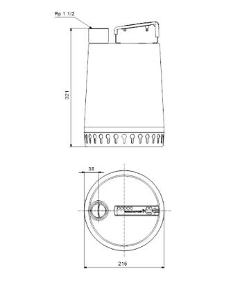 Mutassa a/az Grundfos Unilift AP 12.40.04.3 szennyezettvíz szivattyú részleteit Kép Grundfos Unilift AP 12.40.04.3 szennyezettvíz szivattyú