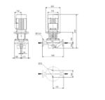 Kép Grundfos TP 32-320/2 BAQE száraztengelyű keringetőszivattyú