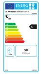 Kép Ariston ANDRIS ELITE 10U/5 EU, 10 l-es villanybojler, mosogató alá szerelhető, titánium bevonat, LCD kijelző