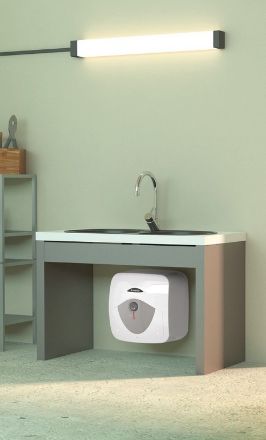 Mutassa a/az Ariston AN RS 10U/3 EU, 10 l-es villanybojler, mosogató alá szerelhető 3100330 részleteit Kép Ariston AN RS 10U/3 EU, 10 l-es villanybojler, mosogató alá szerelhető 3100330