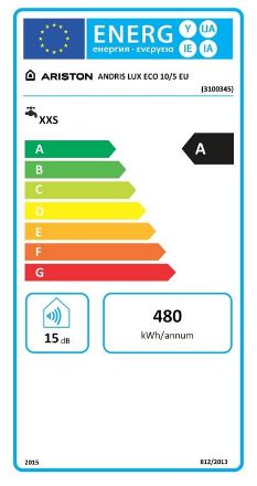 Mutassa a/az Ariston AN LUX ECO 10/5 EU, 10 l-es villanybojler, mosogató fölé szerelhető 3100345 részleteit Kép Ariston AN LUX ECO 10/5 EU, 10 l-es villanybojler, mosogató fölé szerelhető 3100345