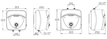 Mutassa a/az Ariston AN LUX 6 OR, 6 l-es villanybojler, mosogató fölé szerelhető részleteit Kép Ariston AN LUX 6 OR, 6 l-es villanybojler, mosogató fölé szerelhető