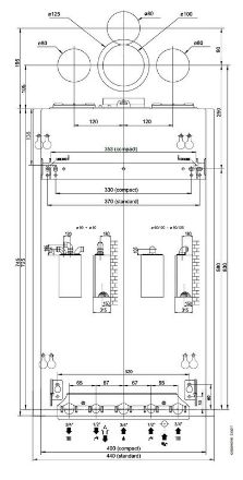 Mutassa a/az Ariston Clas One System 24 fűtő kondenzációs falikazán részleteit Kép Ariston Clas One System 24 fűtő kondenzációs falikazán