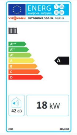 Mutassa a/az Viessmann Vitodens 100-W S1 B1HF 19kW fűtő falikazán, kondenzációs részleteit Kép Viessmann Vitodens 100-W S1 B1HF 19kW fűtő falikazán, kondenzációs