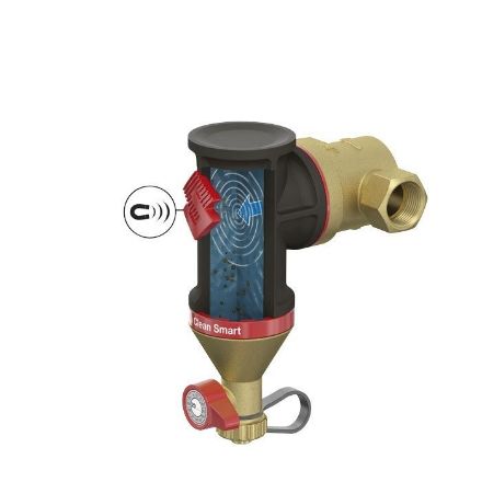 Mutassa a/az Flamco Clean Smart mágneses iszapleválasztó 1" részleteit Kép Flamco Clean Smart mágneses iszapleválasztó 1"