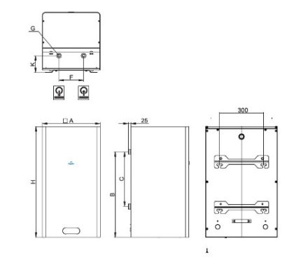 Mutassa a/az Hajdu CUBE 150 SMART elektromos melegvíztároló, SMART vezérlés részleteit Kép Hajdu CUBE 150 SMART elektromos melegvíztároló, SMART vezérlés