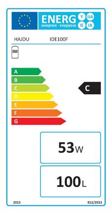 Mutassa a/az Hajdu (új) IDE-100 F ErP (szteatitos) indirekt tároló, fali, villamos pótfűtéssel, egy hőcserélővel részleteit Kép Hajdu (új) IDE-100 F ErP (szteatitos) indirekt tároló, fali, villamos pótfűtéssel, egy hőcserélővel
