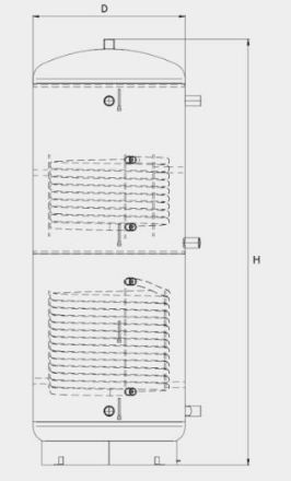Mutassa a/az Hajdu Aquastic AQ PT6.2 1500 C2 ErP puffertároló 2 hőcserélővel szigetelés nélkül részleteit Kép Hajdu Aquastic AQ PT6.2 1500 C2 ErP puffertároló 2 hőcserélővel szigetelés nélkül