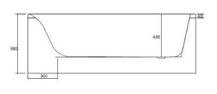 Mutassa a/az Cersanit Smart 170x80cm balos akryl fürdőkád lábbal (S301-117) részleteit Kép Cersanit Smart 170x80cm balos akryl fürdőkád lábbal (S301-117)